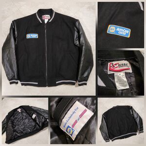 VTG‎ Chase NAPA AutoCare Center Mens M Medium Wool Bomber Jacket Exclusive RARE